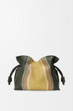 Medium Flamenco clutch Landscape in nappa calfskin