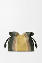 Medium Flamenco clutch Landscape in nappa calfskin