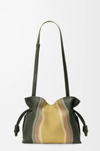 Medium Flamenco clutch Landscape in nappa calfskin