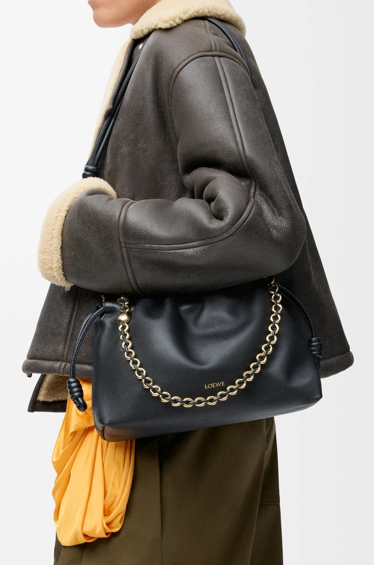 Medium Flamenco purse in mellow nappa lambskin