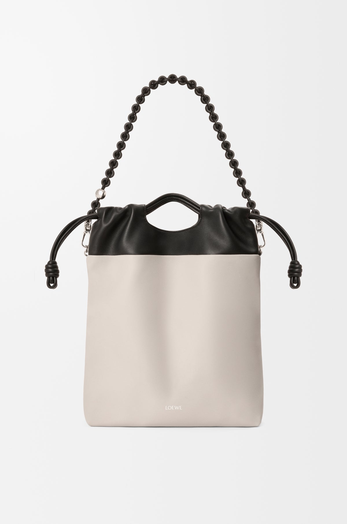 Flamenco purse tote in mellow nappa lambskin