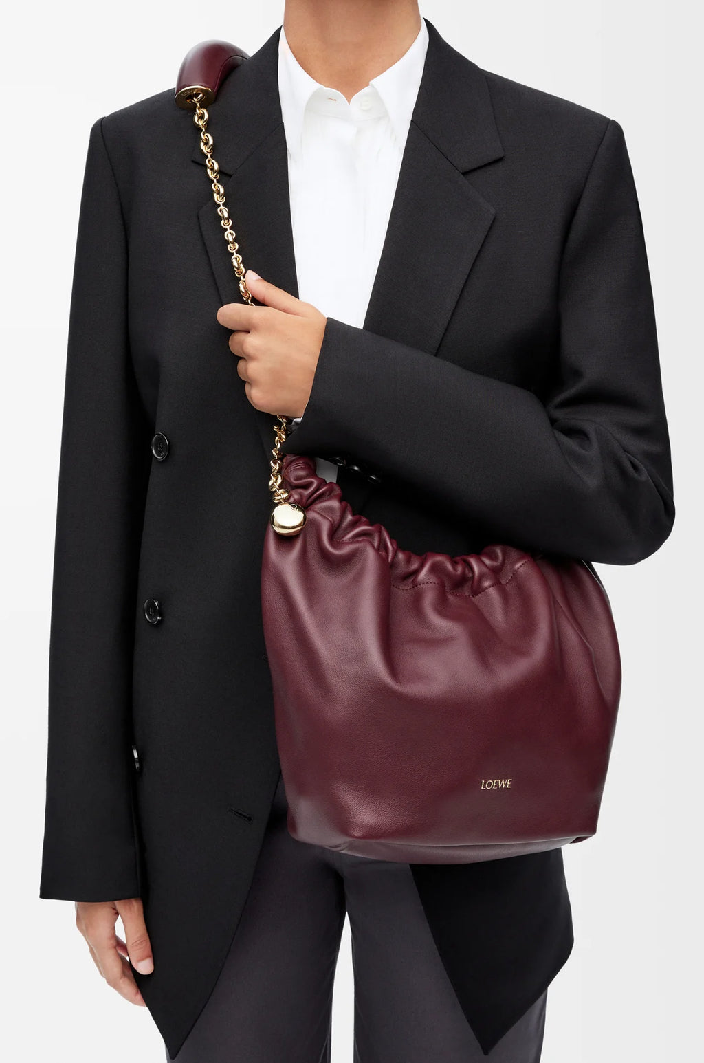 Small Squeeze bag in mellow nappa lambskin